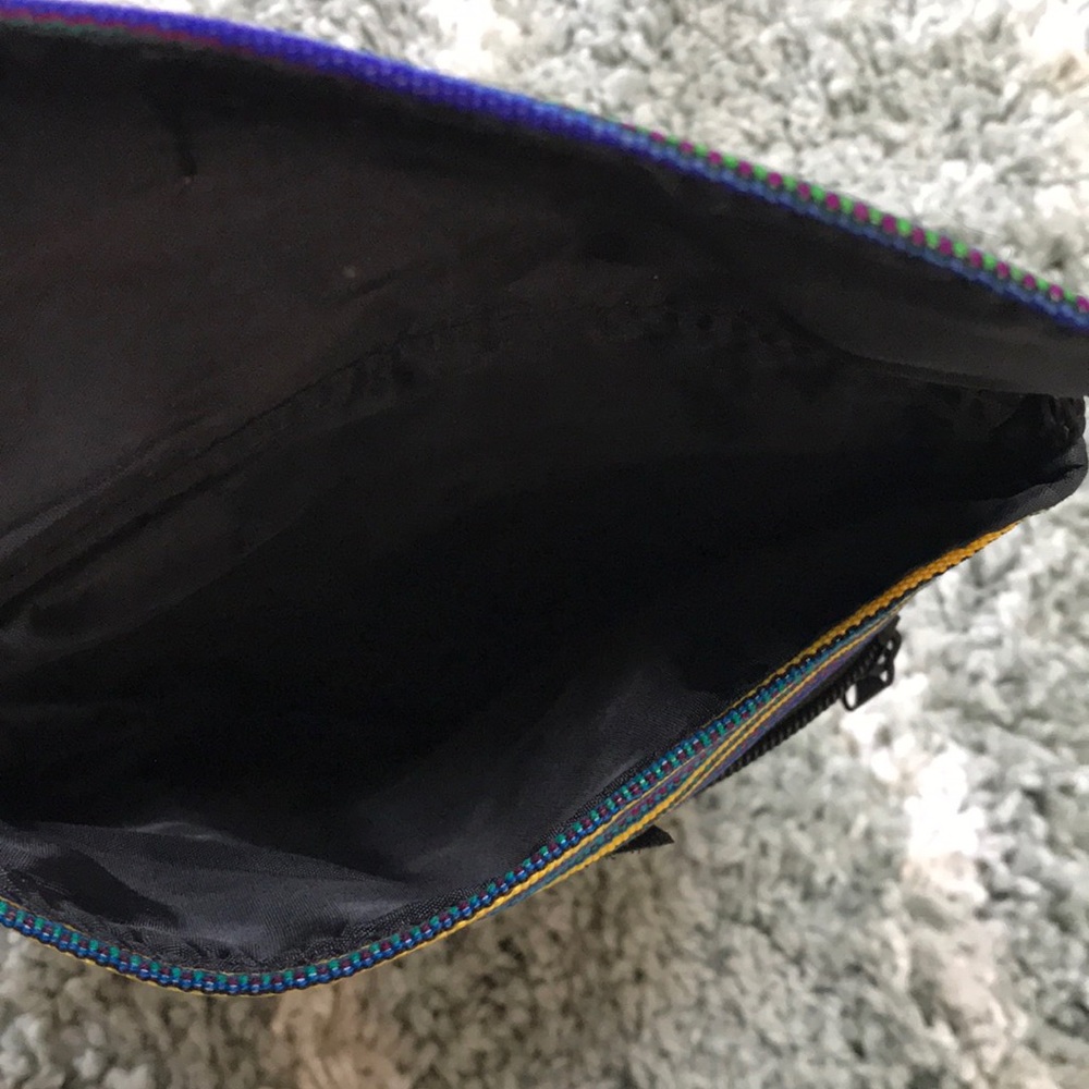 Artisan made 1 of a kind 💙❤️💚Baja print Boho bag - Picture 6 of 13